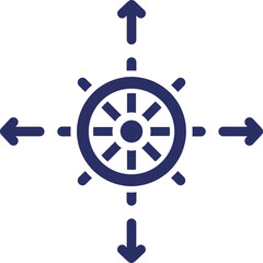 Obraz premium Collaboration, management Vector Icon