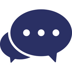 Chat bubble, chatting Vector Icon
