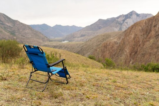Armchair in the mountains 