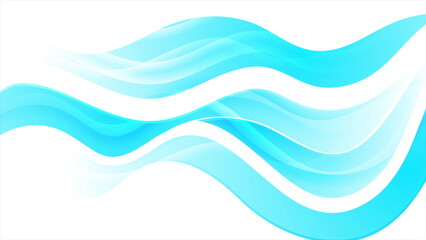 Blue white abstract wavy pattern design