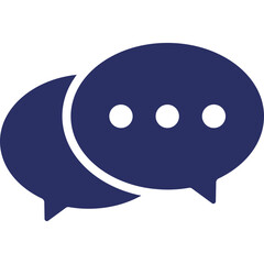 Fototapeta premium Chat bubble, chatting Vector Icon 