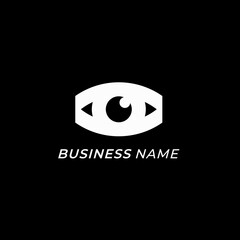 design logo abstract eyeball human