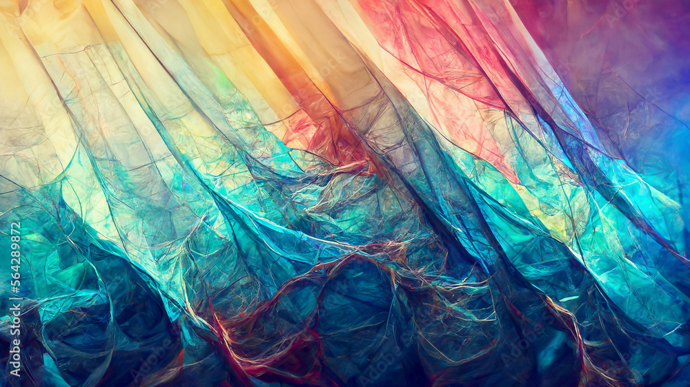Poster abstract blurred gradient mesh clean background in bright illustration generative ai content by midj