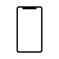 Smartphone mockup icon. Smartphone frame. Vector.