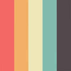 Fototapeta premium vintage color palette illustrator design