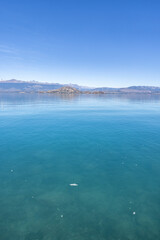 View over the beautiful Lago General Carrera in southern Chile