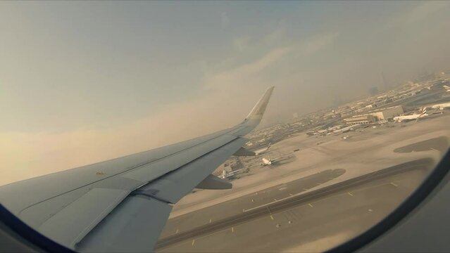 Take off from Dubai