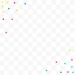 Color Dot Festival Vector Transparent Background.