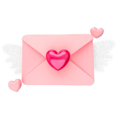 CARTA CORA&Ccedil;&Atilde;O ROSA ASAS 3D