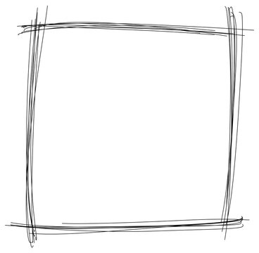 Frame Background Thin Lines Square Isolated