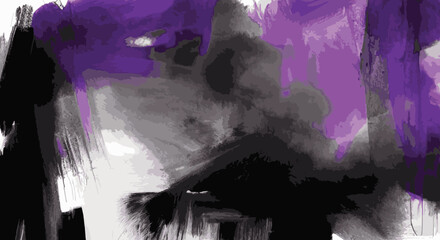black with purple background in the form of a blot