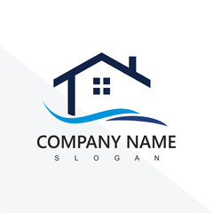 House Logo For Real Estate Agency, Realtor or Property Management Company