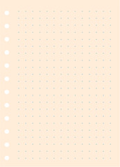 Dotted Paper Sheet Design Element Vector