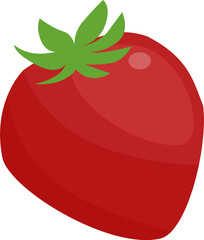 strawberry fruit vector, strawberry fruit icon