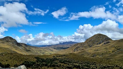 Between Cerrito and Chitagá, Colombia