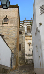 View and architecture of the beautiful town of Evora in Portugal