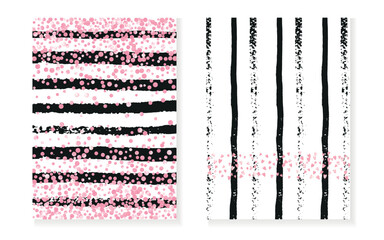 Glitter Texture. Stripe Scatter Flyer. Scandinavian Wallpaper Set. White Magic Effect. Pink Grunge Art. Glittery Brochure. Golden Mothers Painting. Pink Glitter Texture