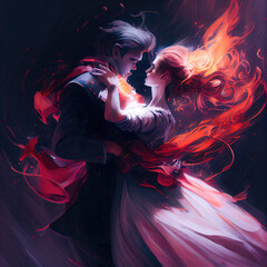 Wedding dance - By Generative AI	
