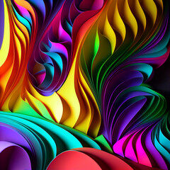 colorful swirl abstract background for design 