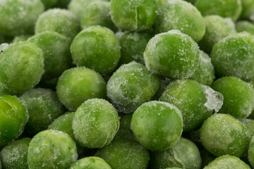 Green frozen peas