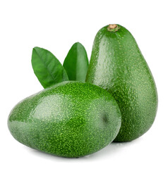 Avocado isolated on a white background