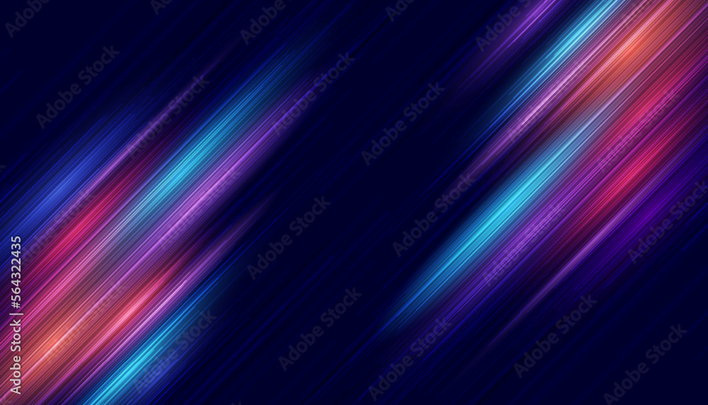 Poster modern abstract high speed movement. colourful dynamic motion on blue background. movement sport pat