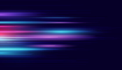 Modern abstract high speed movement. Colourful dynamic motion on blue background. Movement sport pattern for banner or poster design background concept.