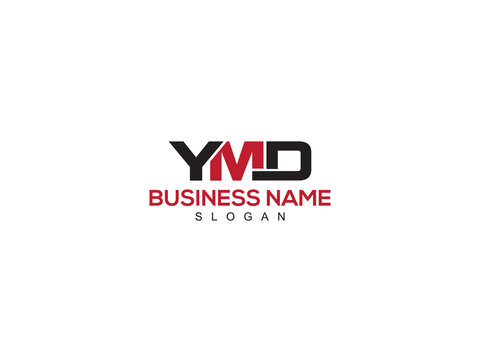 Simple Modern Initial YMD y m d Logo Letter