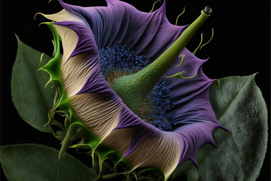 Purple Datura Flower