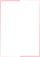 Obraz premium A4 Size Border Rectangle Outline Vector