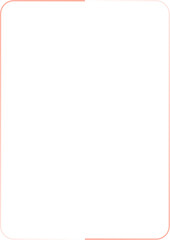 A4 Size Border Rectangle Outline Vector