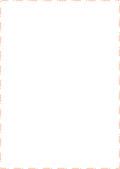 A4 Size Border Rectangle Outline Vector