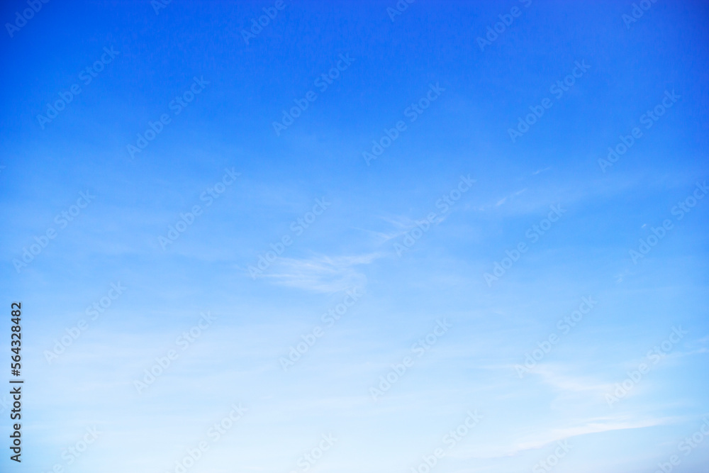 Canvas Prints blue sky background and white clouds soft focus, and copy space horizontal shape.