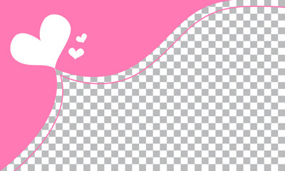 Banner para el d&iacute;a de san Valent&iacute;n, d&iacute;a del amor y la amistad, 14 de febrero 