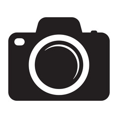 Camera icon, Photo camera vector icon flat design style.