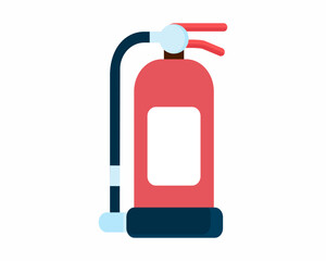 Fire extinguisher. Flat vector design.