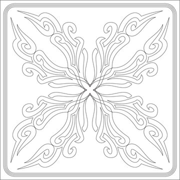 abstract symbols in ornamental arabic style - emblems for luxury products, hotels, boutiques, jewelry, oriental cosmetics, restaurants, shops and stores