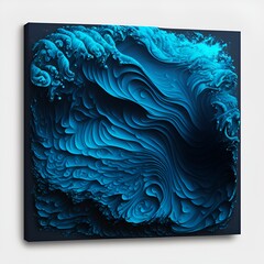 a beautiful frame, with an ocean theme