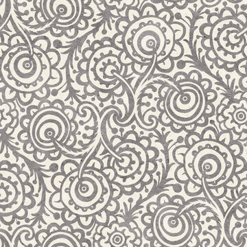 Seamless pattern with  Paisley print