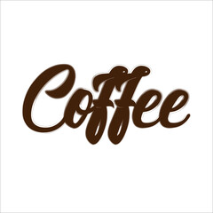 Coffee typography