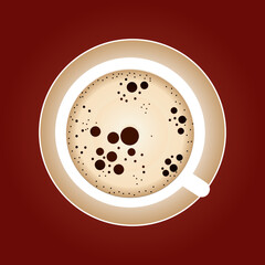 Coffee doodle concept 