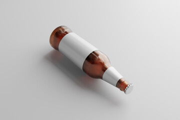 beer bottle mockup