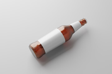 beer bottle mockup