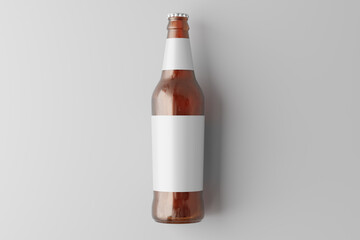 beer bottle mockup