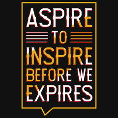 Typographic tshirt design 