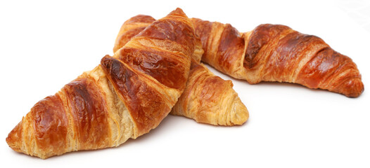 Closeup of tasty croissant