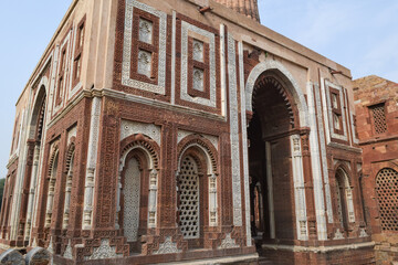 Fototapeta na wymiar Qutub Minar Complex in New Delhi, India