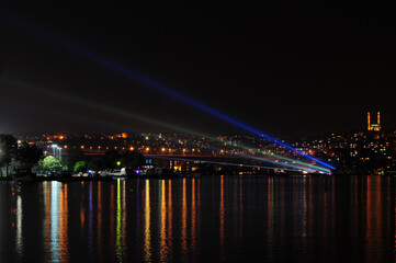 istanbul and fireworks