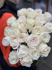 wedding bouquet of roses