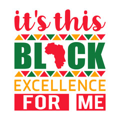 It's the black history for me | Black History Month Svg | African American Svg | Black Power Svg | Black Fist Svg | African American Quote Design